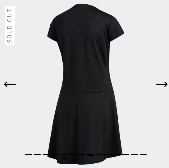 LAST CHANCE..NWT WOMENS ADIDAS JACQUARD GOLF DRESS - Picture 7 of 11